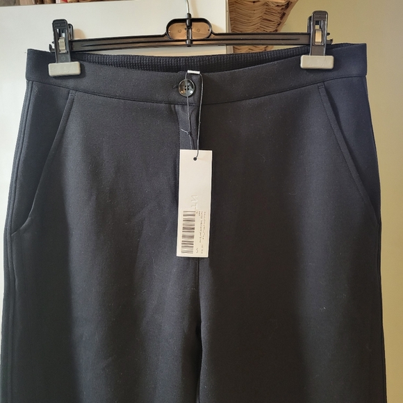 Kotn mediterranean trouser pant relaxed fit straight leg black XL new with tags - Picture 4 of 11